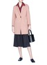 Figure View - Click To Enlarge - ACNE STUDIOS - 'Anin Doublé' wool-cashmere melton coat