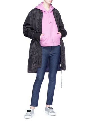 Figure View - Click To Enlarge - ACNE STUDIOS - 'Ahline' elastic waist padded bomber jacket