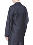 Back View - Click To Enlarge - ACNE STUDIOS - 'Jabin' sash tie pinstripe twill coat