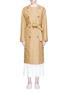 Main View - Click To Enlarge - ACNE STUDIOS - 'Anghelica Gab' double breasted twill trench coat