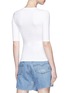 Back View - Click To Enlarge - ACNE STUDIOS - 'Idra' elbow sleeve T-shirt