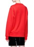 Back View - Click To Enlarge - ACNE STUDIOS - 'Fairview Face' patch sweatshirt