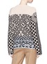 Back View - Click To Enlarge - ACNE STUDIOS - 'Rhia' colourblock graphic jacquard sweater