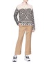 Figure View - Click To Enlarge - ACNE STUDIOS - 'Rhia' colourblock graphic jacquard sweater
