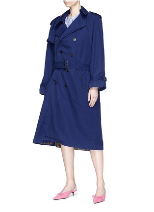 Detail View - Click To Enlarge - BALENCIAGA - Pulled belted trench coat