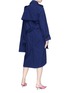 Figure View - Click To Enlarge - BALENCIAGA - Pulled belted trench coat