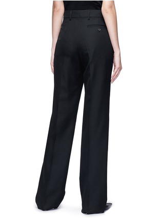 Back View - Click To Enlarge - BALENCIAGA - Wide leg masculine suiting pants
