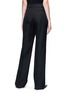 Back View - Click To Enlarge - BALENCIAGA - Wide leg masculine suiting pants