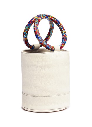 Detail View - Click To Enlarge - SIMON MILLER - 'Bonsai 20cm' leather bucket bag