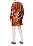 Figure View - Click To Enlarge - MS MIN - Kimono belt back floral jacquard panel dress