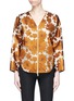 Main View - Click To Enlarge - MS MIN - Floral jacquard batwing sleeve jacket