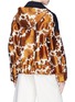 Back View - Click To Enlarge - MS MIN - Hooded stripe floral jacquard jacket