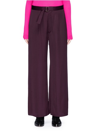 Main View - Click To Enlarge - MS MIN - Belted wide leg pants
