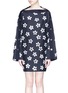 Main View - Click To Enlarge - MS MIN - Button sleeve floral print dress