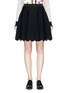 Main View - Click To Enlarge - ALEXANDER MCQUEEN - Rose embossed scalloped knit skirt