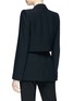 Back View - Click To Enlarge - ALEXANDER MCQUEEN - Sarabande lace layered suiting jacket