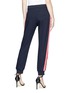 Back View - Click To Enlarge - ALEXANDER MCQUEEN - Stripe outseam jogging pants