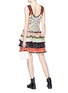 Figure View - Click To Enlarge - ALEXANDER MCQUEEN - Floral jacquard patchwork tiered dress