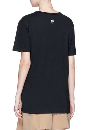 Back View - Click To Enlarge - ALEXANDER MCQUEEN - Animal logo print T-shirt