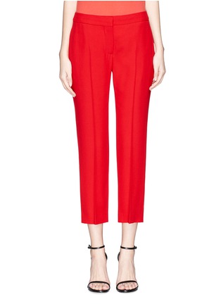 Main View - Click To Enlarge - ALEXANDER MCQUEEN - Cropped suiting pants