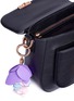 Detail View - Click To Enlarge - SOPHIA WEBSTER - 'Eloise' flower charm leather crossbody bag