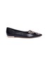 Main View - Click To Enlarge - SOPHIA WEBSTER - 'Bibi Butterfly' wing embroidered leather flats