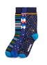 Main View - Click To Enlarge - HOLISOCKS - 'Prepster' socks 3-pair pack