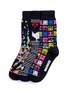 Main View - Click To Enlarge - HOLISOCKS - 'Blast From The Past' socks 3-pair pack