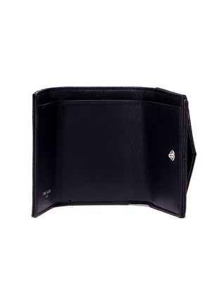Figure View - Click To Enlarge - SAINT LAURENT - 'Monogram' matelassé grain de poudre leather wallet