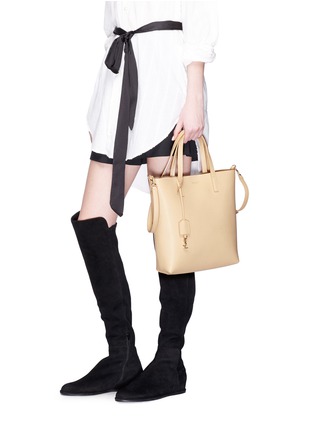 Figure View - Click To Enlarge - SAINT LAURENT - 'Toy' North South leather shopping tote