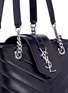 Detail View - Click To Enlarge - SAINT LAURENT - 'Loulou' small matelassé calfskin leather shopping tote