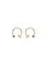 Main View - Click To Enlarge - XIAO WANG - 'Gravity' diamond 14k yellow gold horseshoe earrings