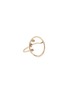 Main View - Click To Enlarge - XIAO WANG - 'Gravity' diamond 14k yellow gold cutout circle ring
