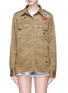 Main View - Click To Enlarge - CURRENT/ELLIOTT - 'The Perfect' mix patch camouflage print shirt