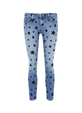 Main View - Click To Enlarge - CURRENT/ELLIOTT - 'The Stiletto' star print jeans