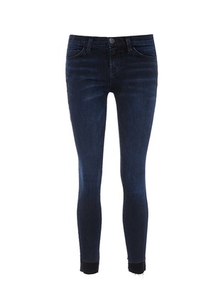 Main View - Click To Enlarge - CURRENT/ELLIOTT - 'The Stiletto' asymmetric cuff jeans