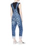 Back View - Click To Enlarge - CURRENT/ELLIOTT - 'The Rollin' star print denim overalls