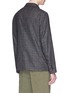 Back View - Click To Enlarge - BARENA - 'Falier Fero' check plaid wool soft blazer