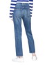 Back View - Click To Enlarge - CURRENT/ELLIOTT - 'The Fling' faux pearl embellished jeans