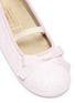 Detail View - Click To Enlarge - BABYWALKER - Glitter coated leather Mary Jane toddler flats