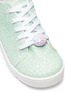 Detail View - Click To Enlarge - BABYWALKER - Glitter coated leather toddler sneakers