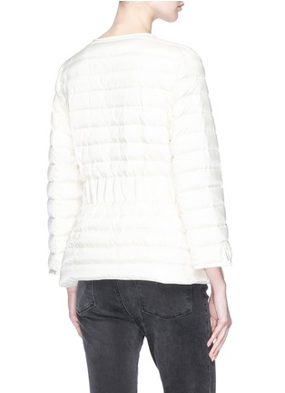 Back View - Click To Enlarge - MONCLER - 'Hellodore' elastic waist down puffer jacket