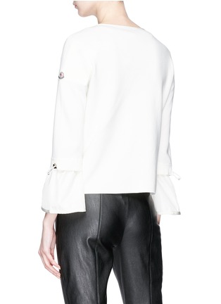 Back View - Click To Enlarge - MONCLER - 'Maglia' flared cuff down puffer cardigan