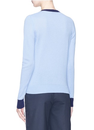 Back View - Click To Enlarge - MONCLER - 'Maglia' cashmere sweater