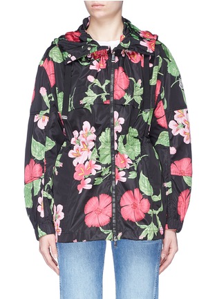 Main View - Click To Enlarge - MONCLER - 'Jade' floral print hooded parka
