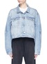 Main View - Click To Enlarge - CURRENT/ELLIOTT - 'The Collin' cropped denim jacket