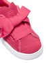 Detail View - Click To Enlarge - PUMA - 'Suede Heart Valentine' ribbon tie toddler sneakers