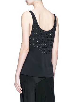 Back View - Click To Enlarge - SAINT LAURENT - Stud sleeveless top