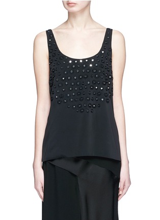 Main View - Click To Enlarge - SAINT LAURENT - Stud sleeveless top