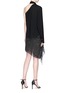 Back View - Click To Enlarge - SAINT LAURENT - Drape sash scarf one-shoulder top